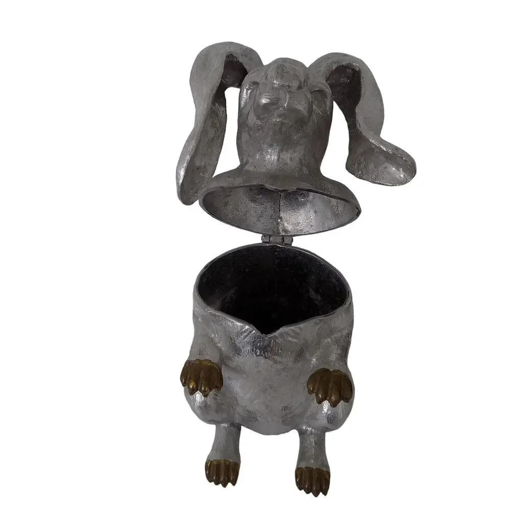 Vintage Arthur Court Rabbit wine cooler wine bucket chiller 1986